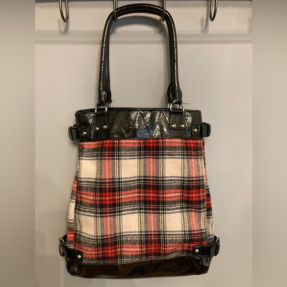 Used Once French Connection Tartan Shoulder Bag and Matching BNWT Wallet - Picture 2 of 11